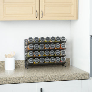 Small less than 15 inches Spice Jars Spice Racks You ll Love